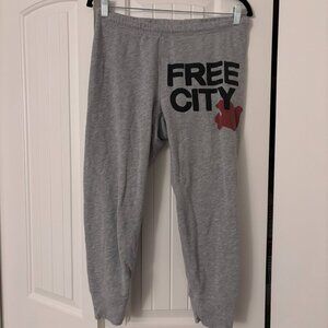 Grey Freecity Sweatpants Size small